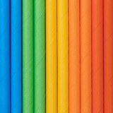 Tuf-Tuf Block party straws 20cm | 10 pieces