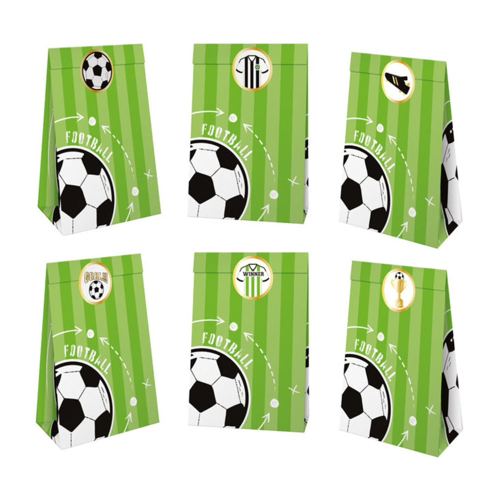 Tuf-Tuf Fußball Party Partytüten 10x17,5cm | 6 Stück Tuf-Tuf Fußball Party Partytüten 10x17,5cm | 6 Stück