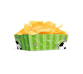 Tuf-Tuf Voetbal Feestje Snackbakjes 15x6cm | 3 stuks Tuf-Tuf Voetbal Feestje Snackbakjes 15x6cm | 3 stuks