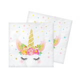 Godan Serviettes Bébé Licorne Or 33x33cm | 20 pièces Godan Serviettes Bébé Licorne Or 33x33cm | 20 pièces