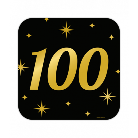 Paper Dreams 100 jaar Deurbord Classy | 50x50cm Paper Dreams 100 jaar Deurbord Classy | 50x50cm