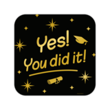 Paper Dreams Plaque de porte Yes! You Did It!  Classy | 50x50cm