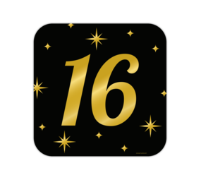 Paper Dreams 16  jaar Deurbord Classy | 50x50cm