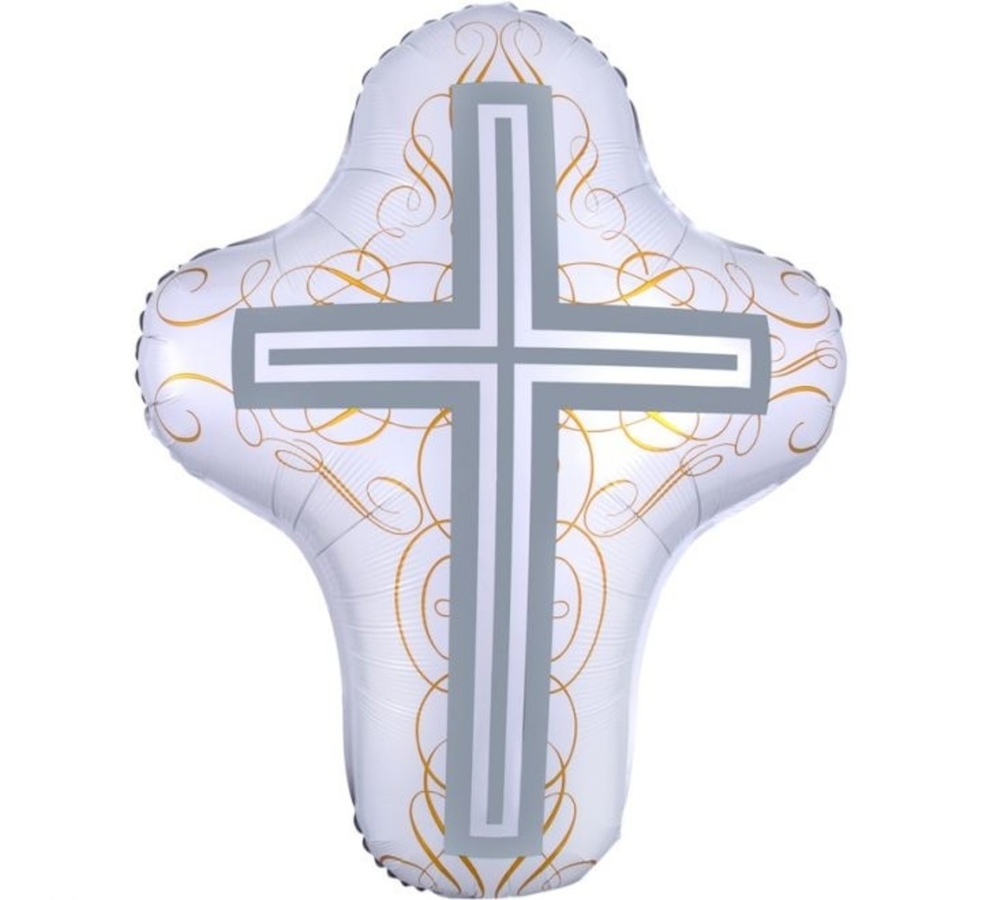 Paper Dreams Communion Ballon Cross | 70cm Paper Dreams Communion Ballon Cross | 70cm