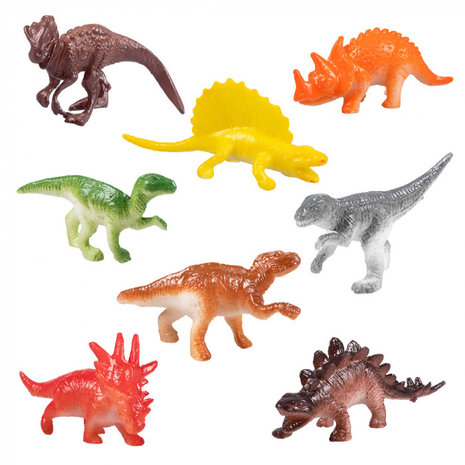 Boland Dinosaurus Uitdeelspeeltjes | 8 stuks Boland Dinosaurus Uitdeelspeeltjes | 8 stuks