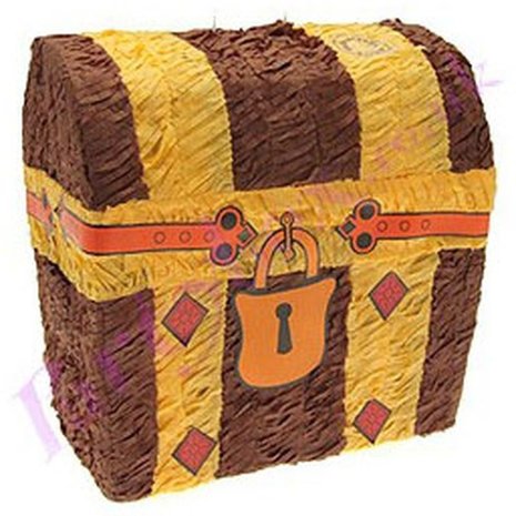 Amscan Pinata 3D Schatkist met slot Amscan Pinata 3D Schatkist met slot