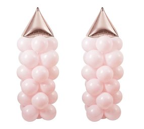 Tuf-Tuf Princesses Castle Tower Ballon Kit | 64-piece Tuf-Tuf Princesses Castle Tower Ballon Kit | 64-piece