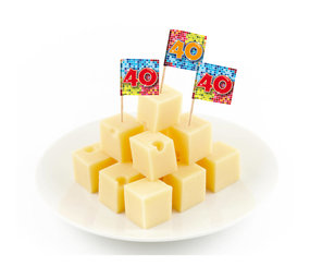 Folat Prikkers 40 jaar Birthday Blocks | 24 stuks Folat Prikkers 40 jaar Birthday Blocks | 24 stuks