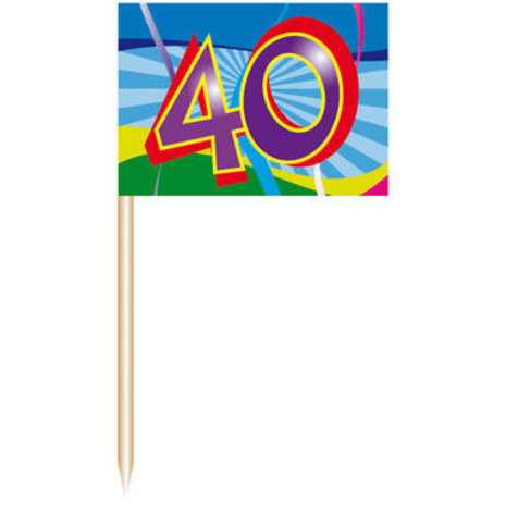 Folat Prickers 40 Jahre Swirls | 50 Stück Folat Prickers 40 Jahre Swirls | 50 Stück