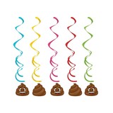 Tuf-Tuf Emoticon-Poop-Swirls 99cm | 5 Stück