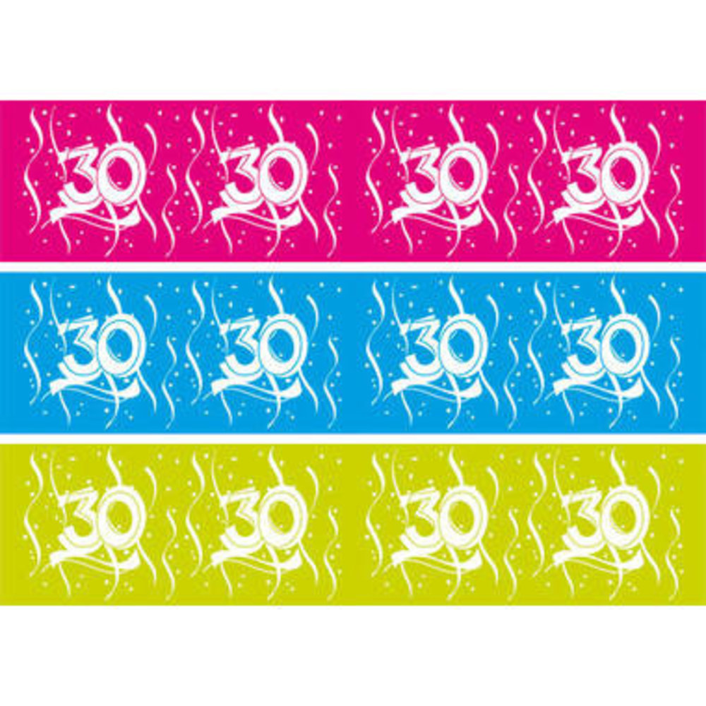 Folat Abgrenzungsband 30 Jahre Magenta/Rot | 15m