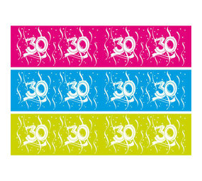 Folat Ruban de signalisation 30 ans Magenta/Rouge | 15m Folat Ruban de signalisation 30 ans Magenta/Rouge | 15m