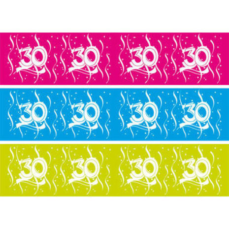 Folat Afzetlint 30 Jaar Magenta/Rood | 15m Folat Afzetlint 30 Jaar Magenta/Rood | 15m