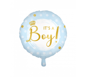 Paper Dreams Ballon à l'hélium It's a Boy 46cm | par pièce Paper Dreams Ballon à l'hélium It's a Boy 46cm | par pièce