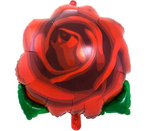 Folat Helium Ballon Rode Roos 60x65cm | per stuk Folat Helium Ballon Rode Roos 60x65cm | per stuk