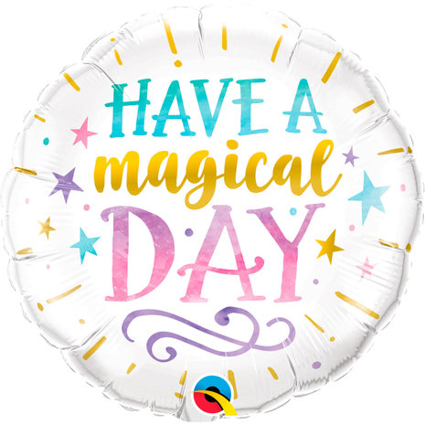 Folat Helium Ballon Have A Magical Day 46cm | per Unit Folat Helium Ballon Have A Magical Day 46cm | per Unit