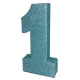 Tuf-Tuf Tafel decoratie cijfer 1 blauw | per stuk Tuf-Tuf Tafel decoratie cijfer 1 blauw | per stuk