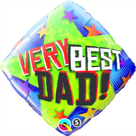 Tuf-Tuf Helium Ballon Very Best Dad 46cm | per stuk