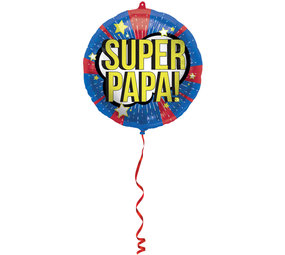 Folat Helium Balloon Super Papa 46cm | per Unit Folat Helium Balloon Super Papa 46cm | per Unit