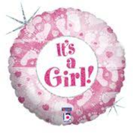 Tuf-Tuf Heliumballon It's a Girl 45 cm | pro Stück Tuf-Tuf Heliumballon It's a Girl 45 cm | pro Stück