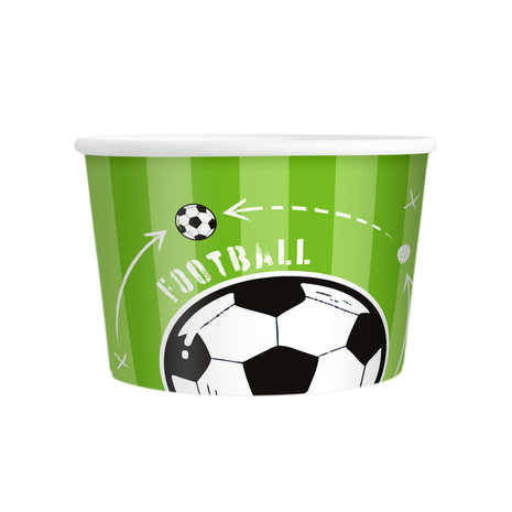 Tuf-Tuf Verres à glace pour fête de football | 6 pièces