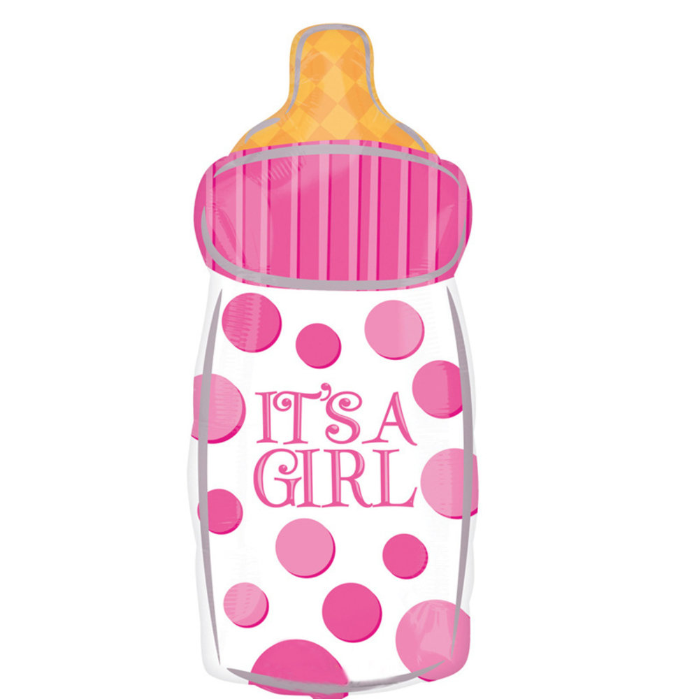 Anagram Helium Balloon It's A Girl 25x58cm | per Unit Anagram Helium Balloon It's A Girl 25x58cm | per Unit