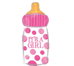 Anagram Heliumballon It's a Girl 25x58cm | pro Stück Anagram Heliumballon It's a Girl 25x58cm | pro Stück
