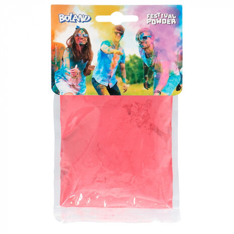 Boland Holi Pulver rosa | Beutel 70 Gramm Boland Holi Pulver rosa | Beutel 70 Gramm