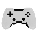 Unique Party Game Controller Borden 18x25cm | 8 stuks Unique Party Game Controller Borden 18x25cm | 8 stuks