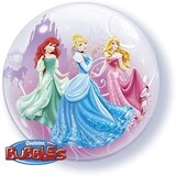 Qualatex Helium Ballon Bubble Disney Princes 56cm | per stuk Qualatex Helium Ballon Bubble Disney Princes 56cm | per stuk