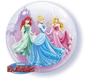 Qualatex Helium Ballon Bubble Disney Princes 56cm | per stuk Qualatex Helium Ballon Bubble Disney Princes 56cm | per stuk
