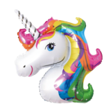 Tuf-Tuf Eenhoorn  Regenboog SuperShape Ballon 87x107cm | per stuk Tuf-Tuf Eenhoorn  Regenboog SuperShape Ballon 87x107cm | per stuk