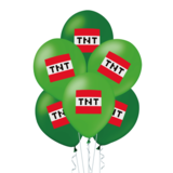 Tuf-Tuf TNT Minecraft Ballonnen 30cm | 12 stuks Tuf-Tuf TNT Minecraft Ballonnen 30cm | 12 stuks