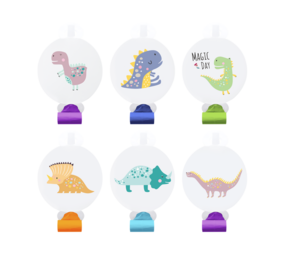 Tuf-Tuf Dino Time Blasrohre  | 6 Stück Tuf-Tuf Dino Time Blasrohre  | 6 Stück