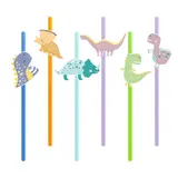 Tuf-Tuf Dino Time Straws | 6 pieces