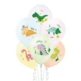 Tuf-Tuf Dino Time Ballonnen 30cm | 6 stuks Tuf-Tuf Dino Time Ballonnen 30cm | 6 stuks