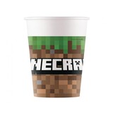 Procos Party Minecraft Party Becher 200ml | 8 Stück Procos Party Minecraft Party Becher 200ml | 8 Stück