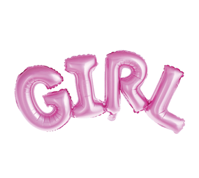 Ballon folie set GIRL Ballon folie set GIRL