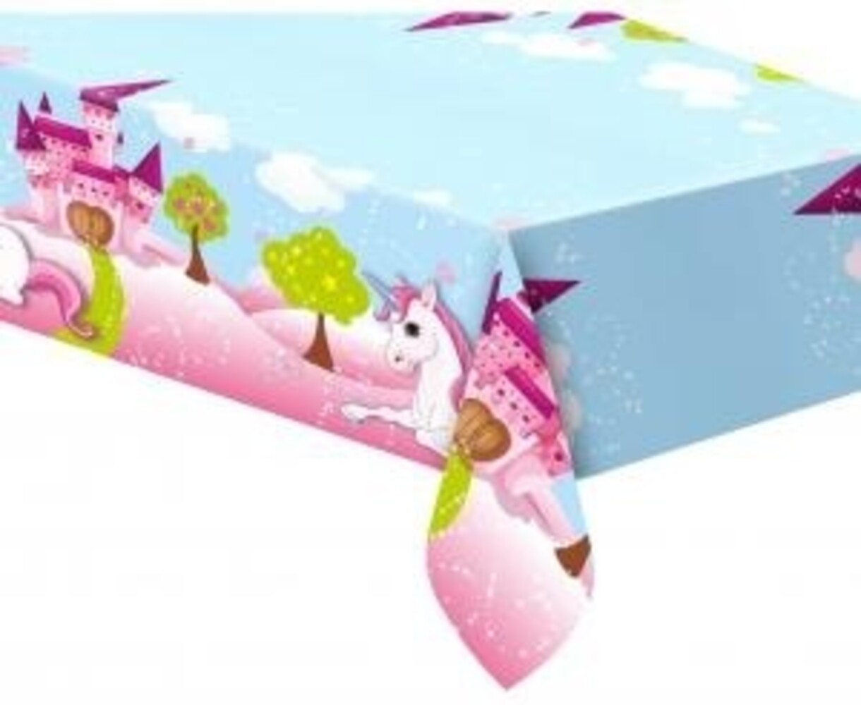 Procos Party Einhorn-Schloss-Papiertischdecke 120 x 180 cm | pro Einheit