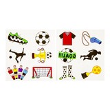 LG Imports Tatouages ​​​​de football | 2 feuilles