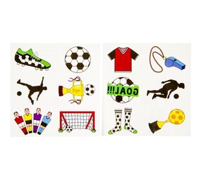 LG Imports Fußball Tattoos | 2 Blätter LG Imports Fußball Tattoos | 2 Blätter