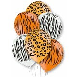Amscan Ballons mit Tiermotiven | 6 Stück Amscan Ballons mit Tiermotiven | 6 Stück