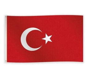 Globos Nordic Drapeau turc 90x150cm | chaque