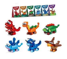 Henbrandt Dino -Gebäudesteine ​​Set | Pro Einheit