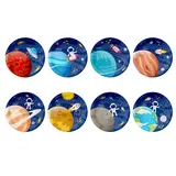 Tuf-Tuf Plaques de cosmos d'espace et d'espace 18 cm | 8 pièces Tuf-Tuf Plaques de cosmos d'espace et d'espace 18 cm | 8 pièces