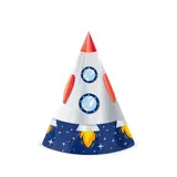 Tuf-Tuf Ruimte en Space Kosmos Hoedjes | 6 stuks Tuf-Tuf Ruimte en Space Kosmos Hoedjes | 6 stuks
