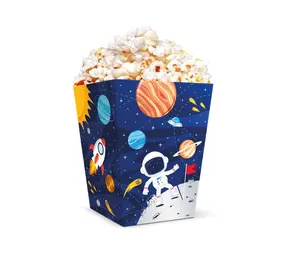 Tuf-Tuf Ruimte en Space Kosmos Popcorn Bakjes | 6 stuks Tuf-Tuf Ruimte en Space Kosmos Popcorn Bakjes | 6 stuks