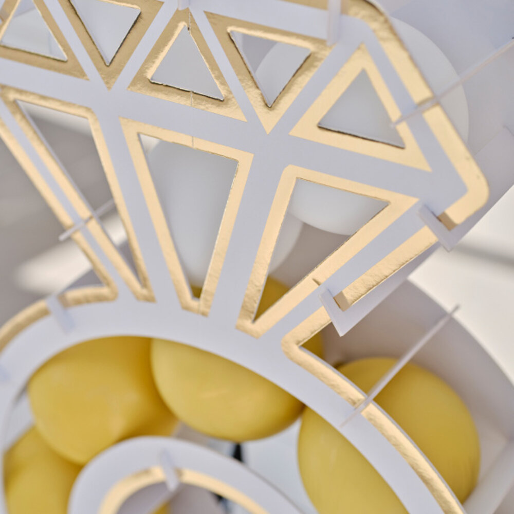 Ginger Ray Engagement ring balloon stand per Unit