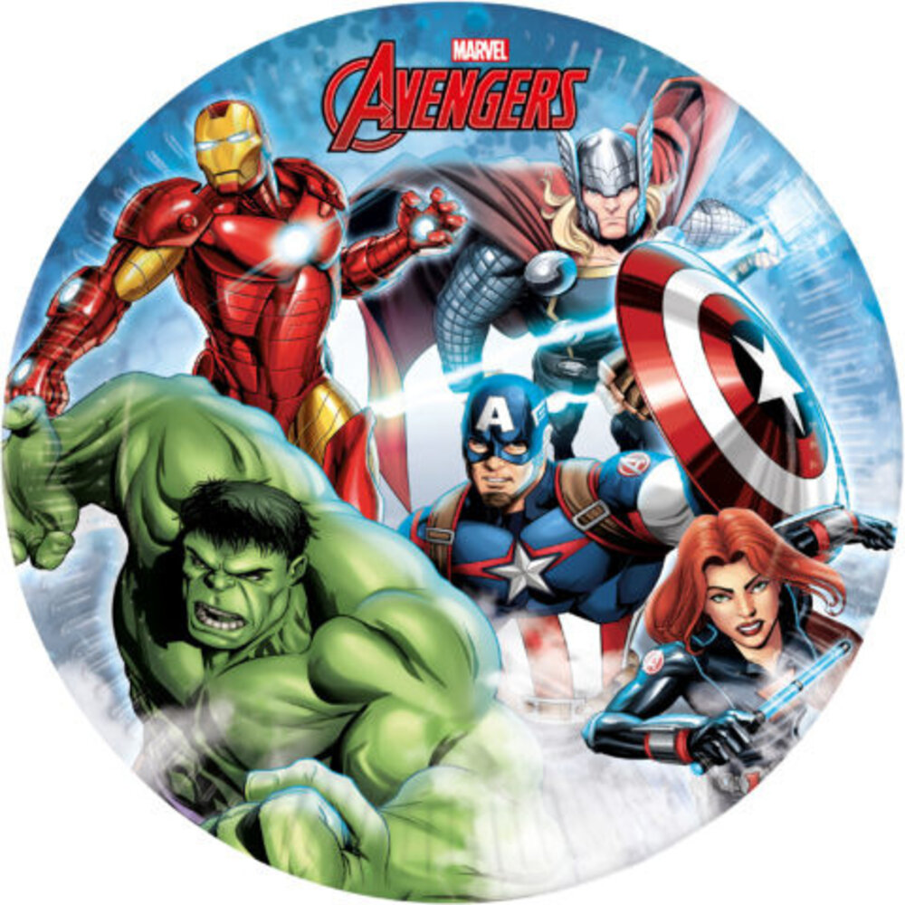 Procos Party Avengers Infintiy Stones Borden 23cm | 8 pièces