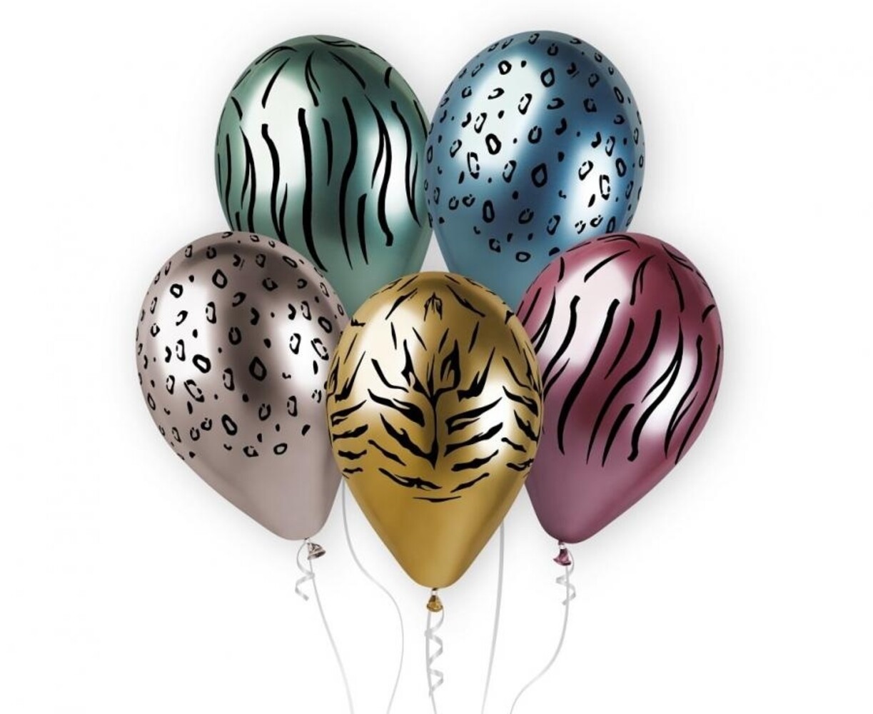 Gemar Ballons Print Animal Safari | 5 pièces